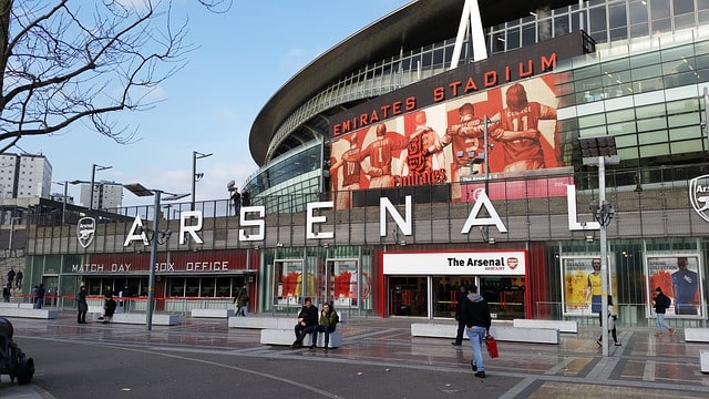 Arsenal Emirates Stadium.